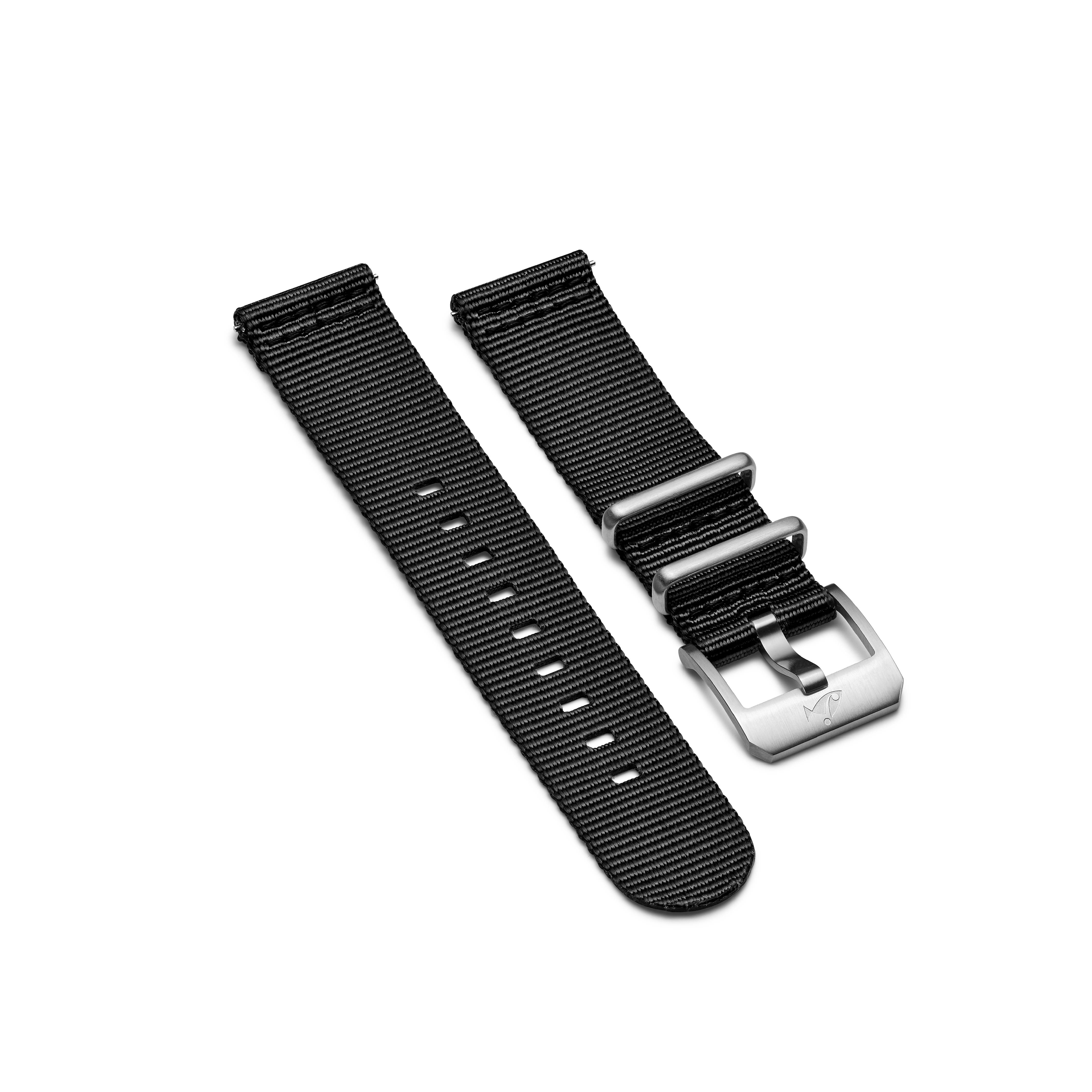 NATO strap with pin buckle, Black