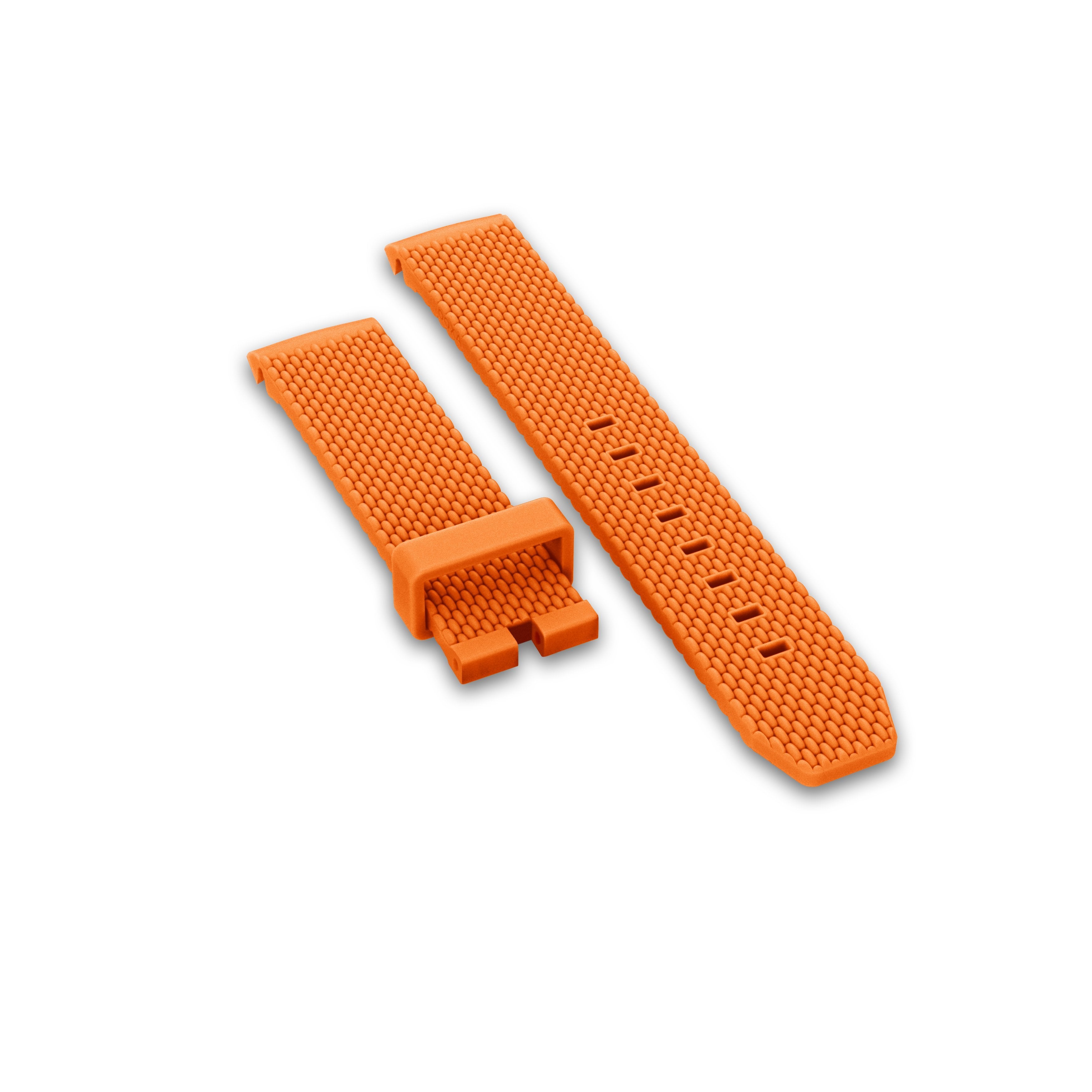 Rubber strap, Orange