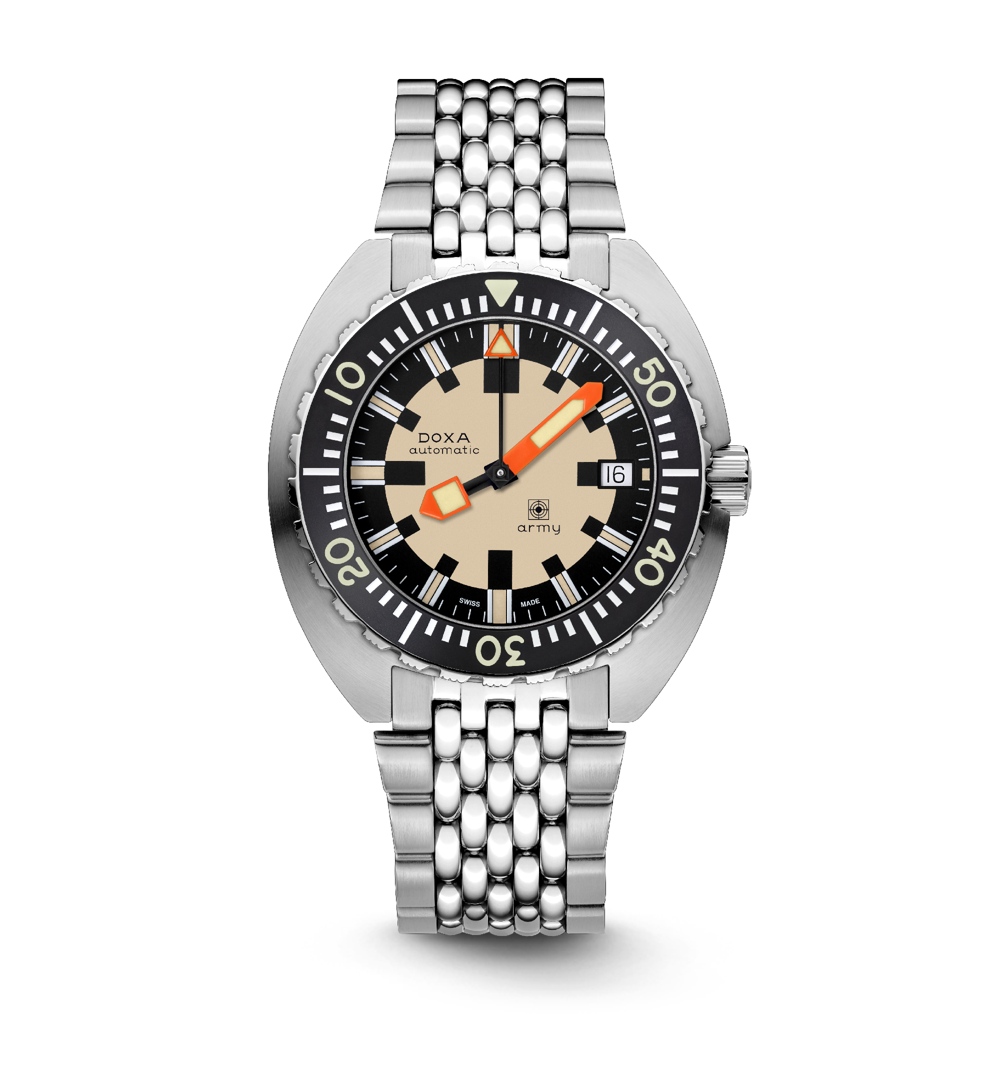 DOXA Army, stainless steel