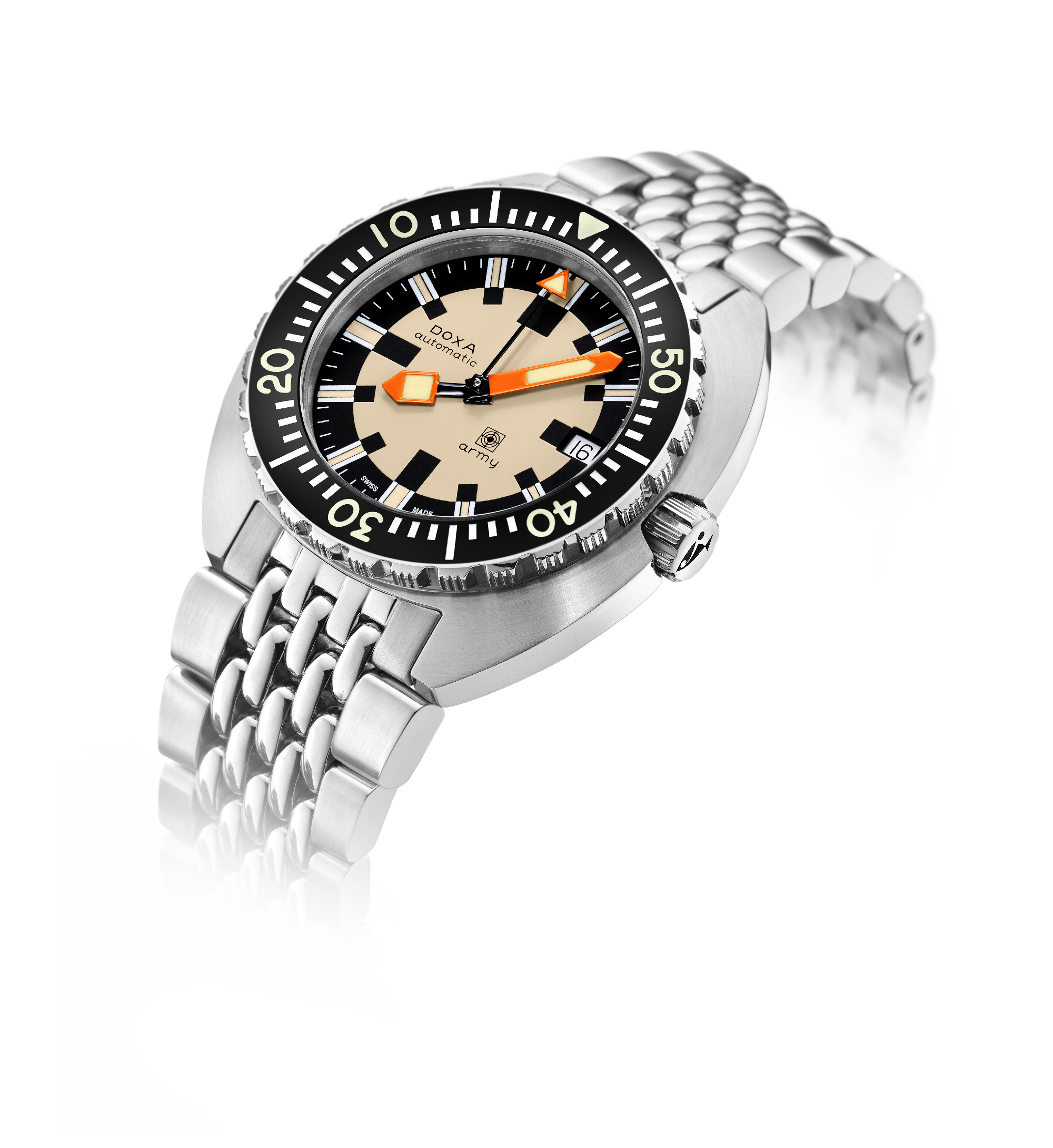 DOXA Army, stainless steel