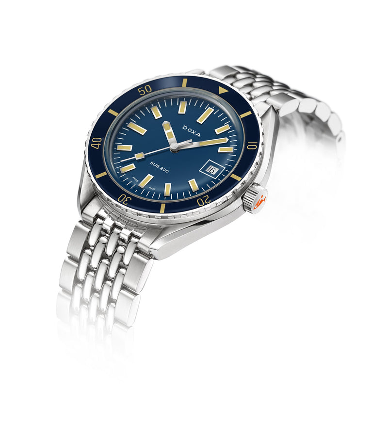 Doxa sub 200 blue best sale